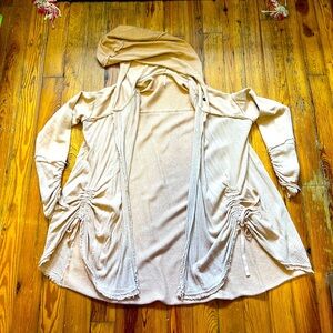 Free People hooded jacket/cardigan